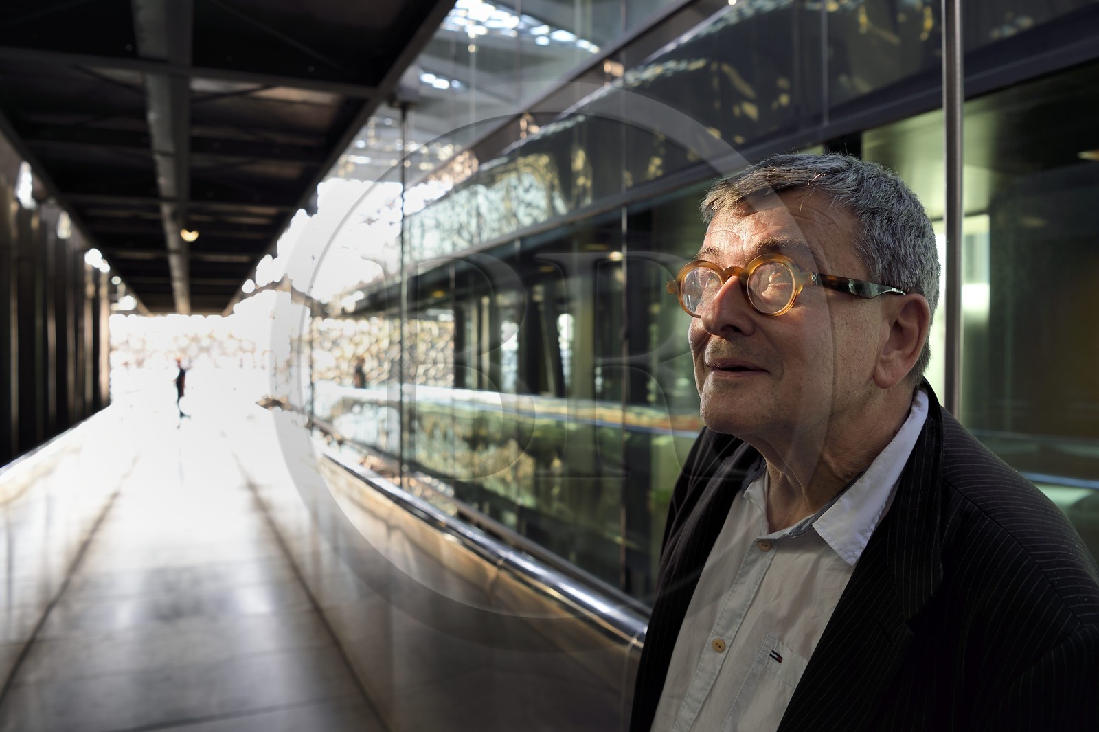 France, Bouches-du-Rhône (13), Marseille, MuCEM (Musée des civilisations de l'Europe et de la Méditerranée) par les architectes Rudy Ricciotti et R. Carta, son directeur Jean-François Chougnet