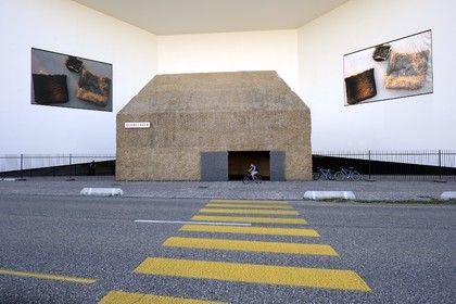 Switzerland, Basel, the Schaulager by the architects Herzog and de Meuron, the external facade