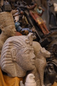 Egypt, Upper Egypt, Nile Valley, Luxor, the souk, souvenirs for tourits