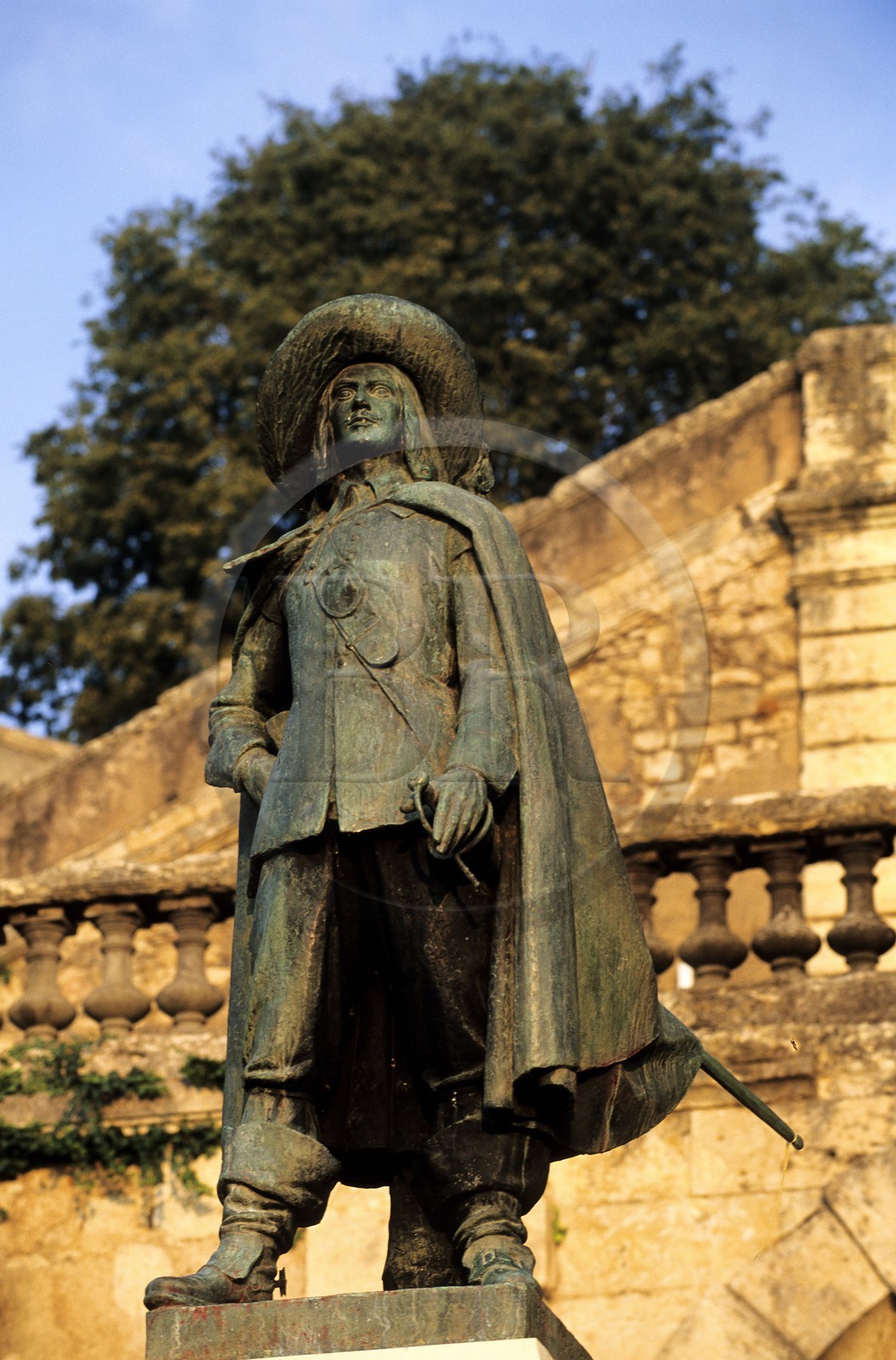 France, Gers (32), Auch, la statue de d' Artagnan