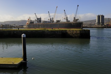 Royaume-Uni, Irlande du Nord, Belfast, Victoria Chanel dans le quartier des docks