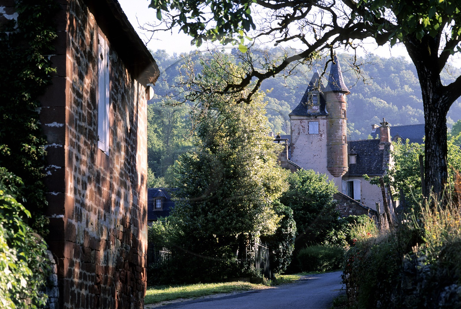 France, Corrèze (19), Collonges-la-Rouge, labellisé Les Plus Beaux Villages de France
