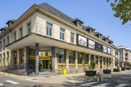 France, Morbihan (56), Lorient, La Poste quai des Indes datant de la reconstruction