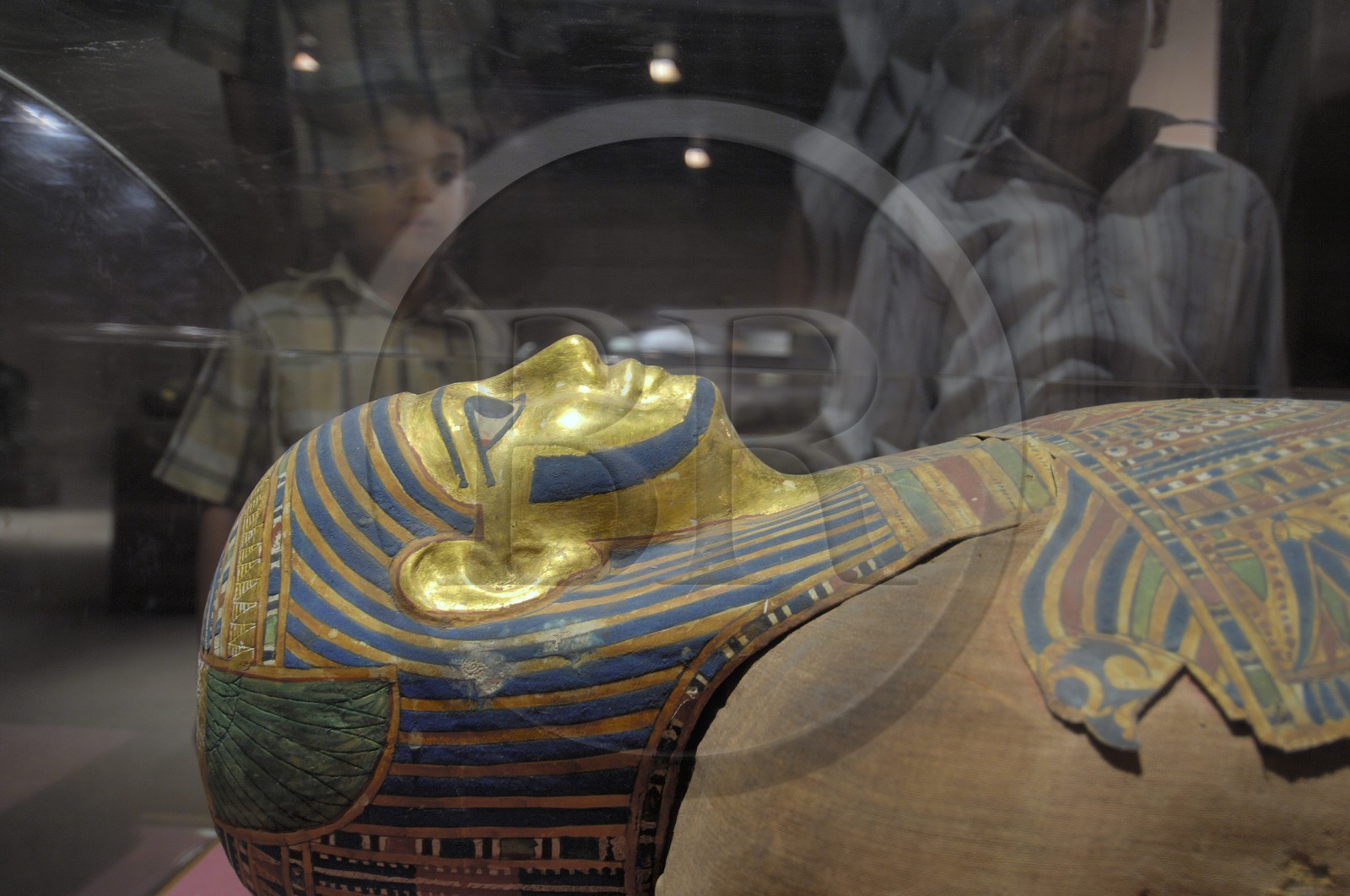 Egypte, Haute Egypte, Nubie, vallée du Nil, Assouan, musée de la Nubie, sarcophage
