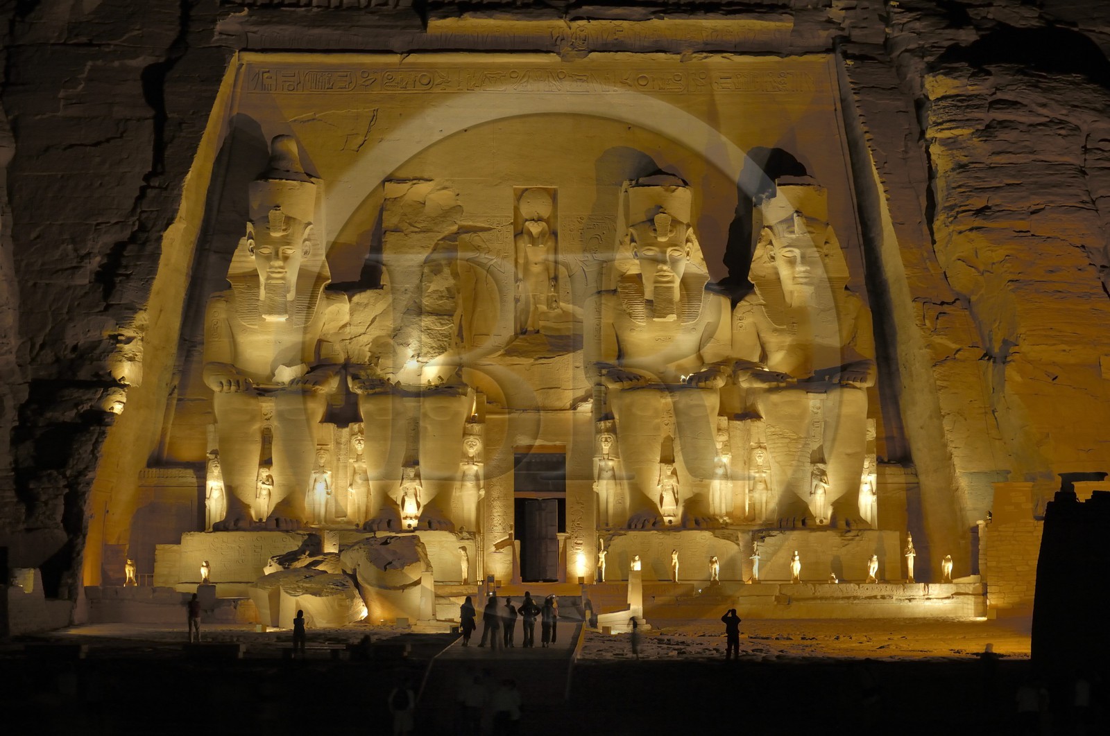Egypte, Haute Egypte, Nubie, Abou Simbel, site classé Patrimoine Mondial de l'UNESCO, temple de Ramsès II