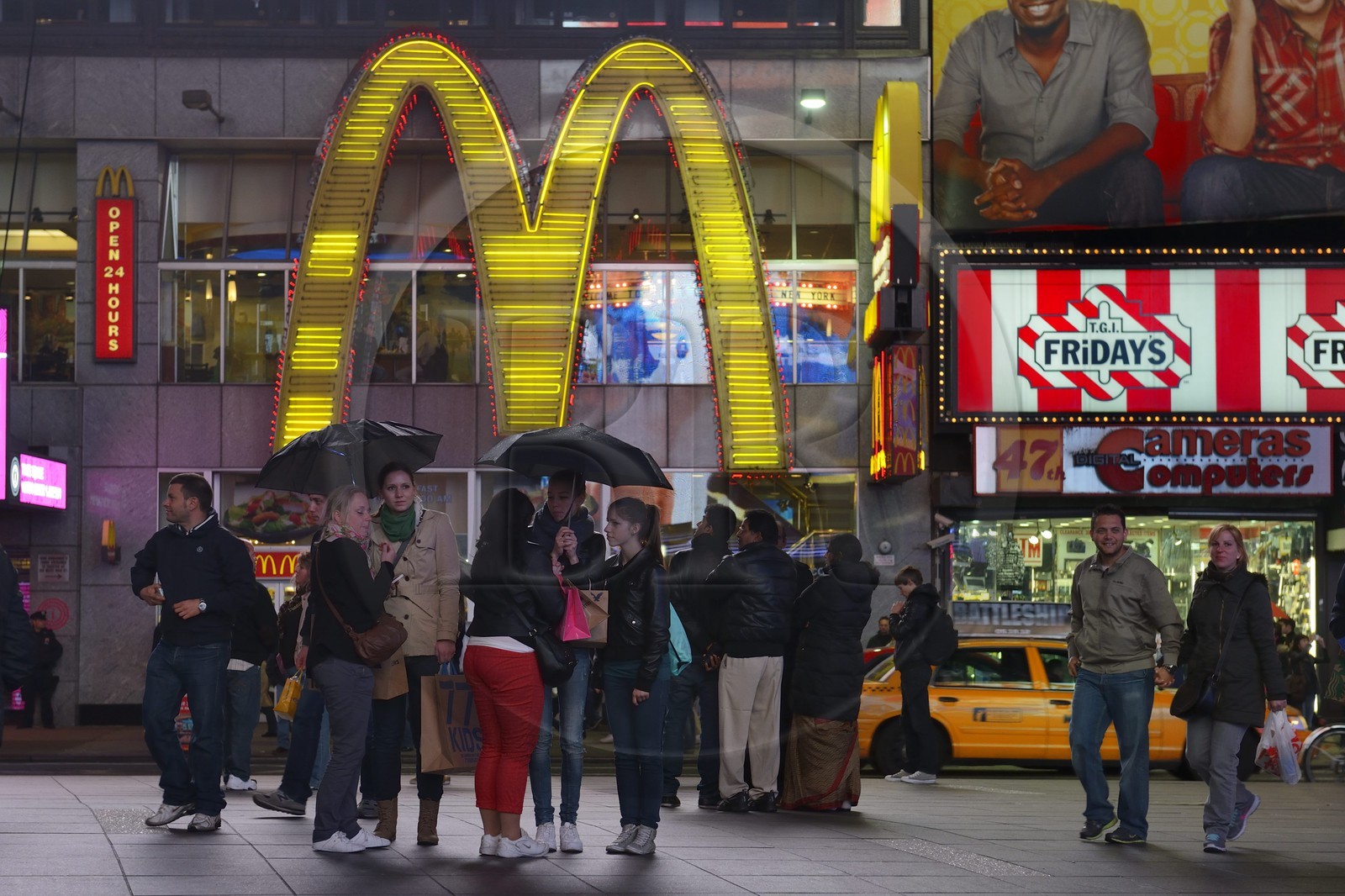 Etats-Unis, New York, Manhattan, Midtown, Times Square, Mc Donald's
