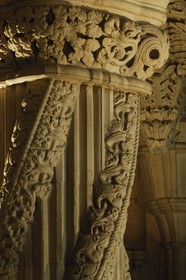 United Kingdom, Scotland, Midlothian, Roslin, Rosslyn Chapel, the Apprentice Column