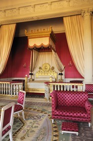 France, Yvelines (78), château de Versailles, classé Patrimoine Mondial de l'UNESCO, le Grand Trianon, chambre de l'impératrice