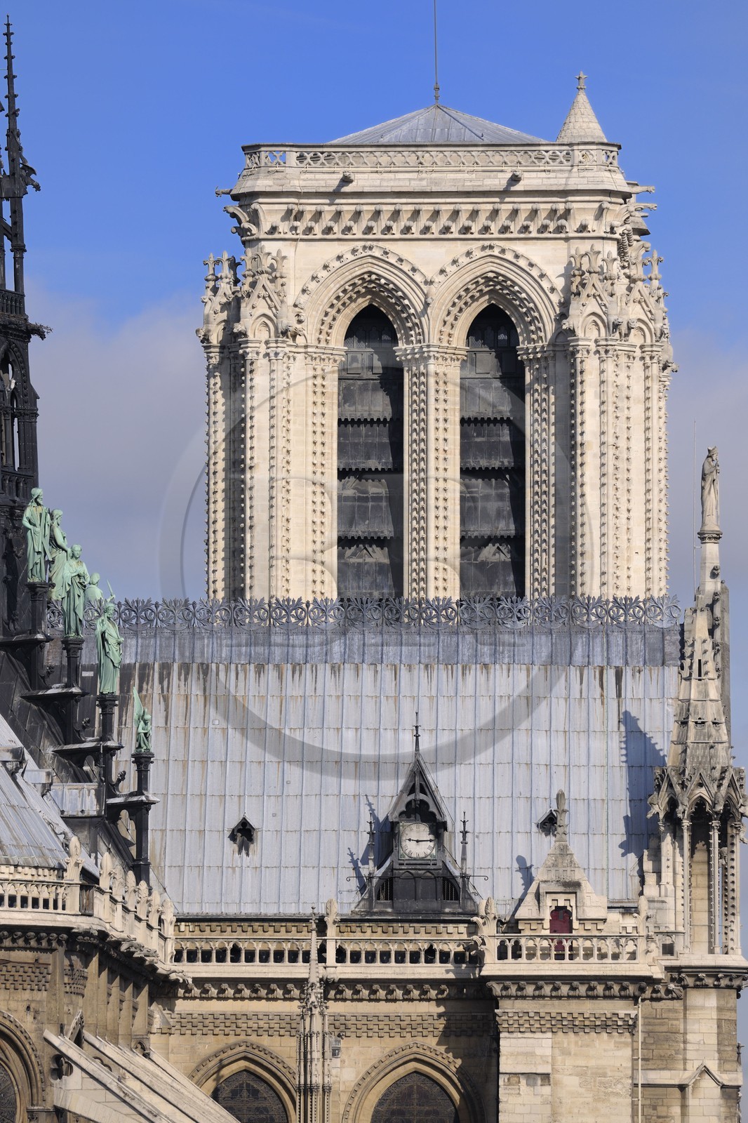 France, Paris (75), île de la Cité, la cathédrale Notre-Dame
