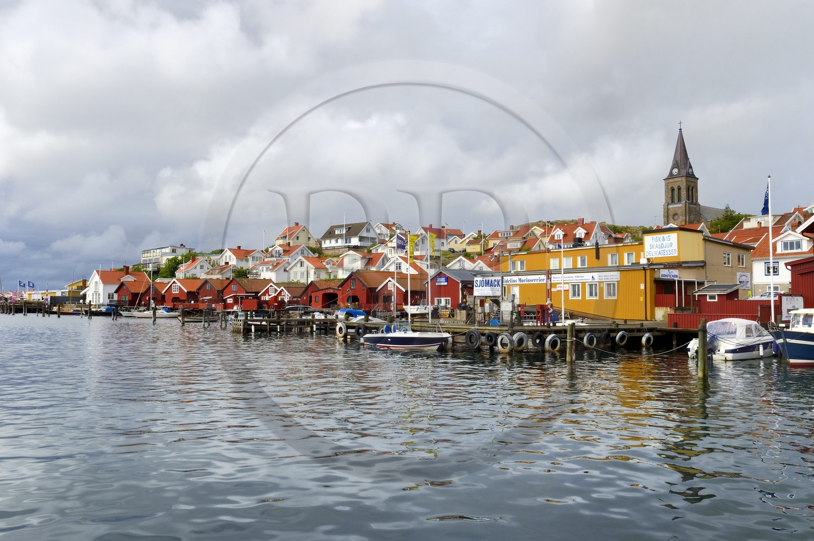 Suède, Västra Götaland, port de Fjällbacka