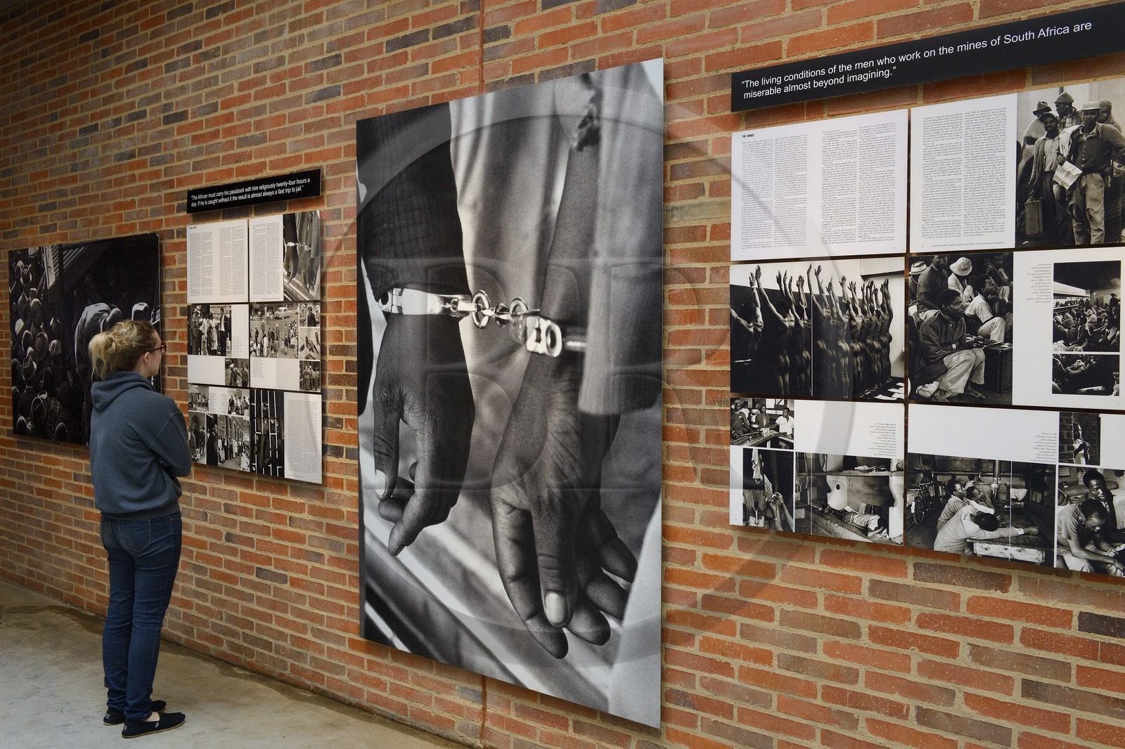 Afrique du Sud, province de Gauteng, Johannesburg, Musée de l'apartheid