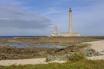 France, Manche, Val de Saire, Pointe de Barfleur, the lighthouse