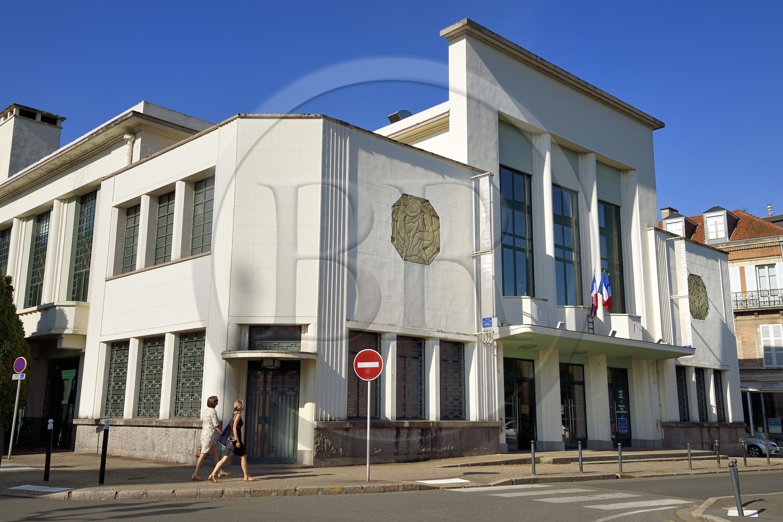 France, Allier (03), Vichy, place Charles de Gaulle, maison des associations et salle des fêtes, à l'origine un théatre art Déco construit en 1935