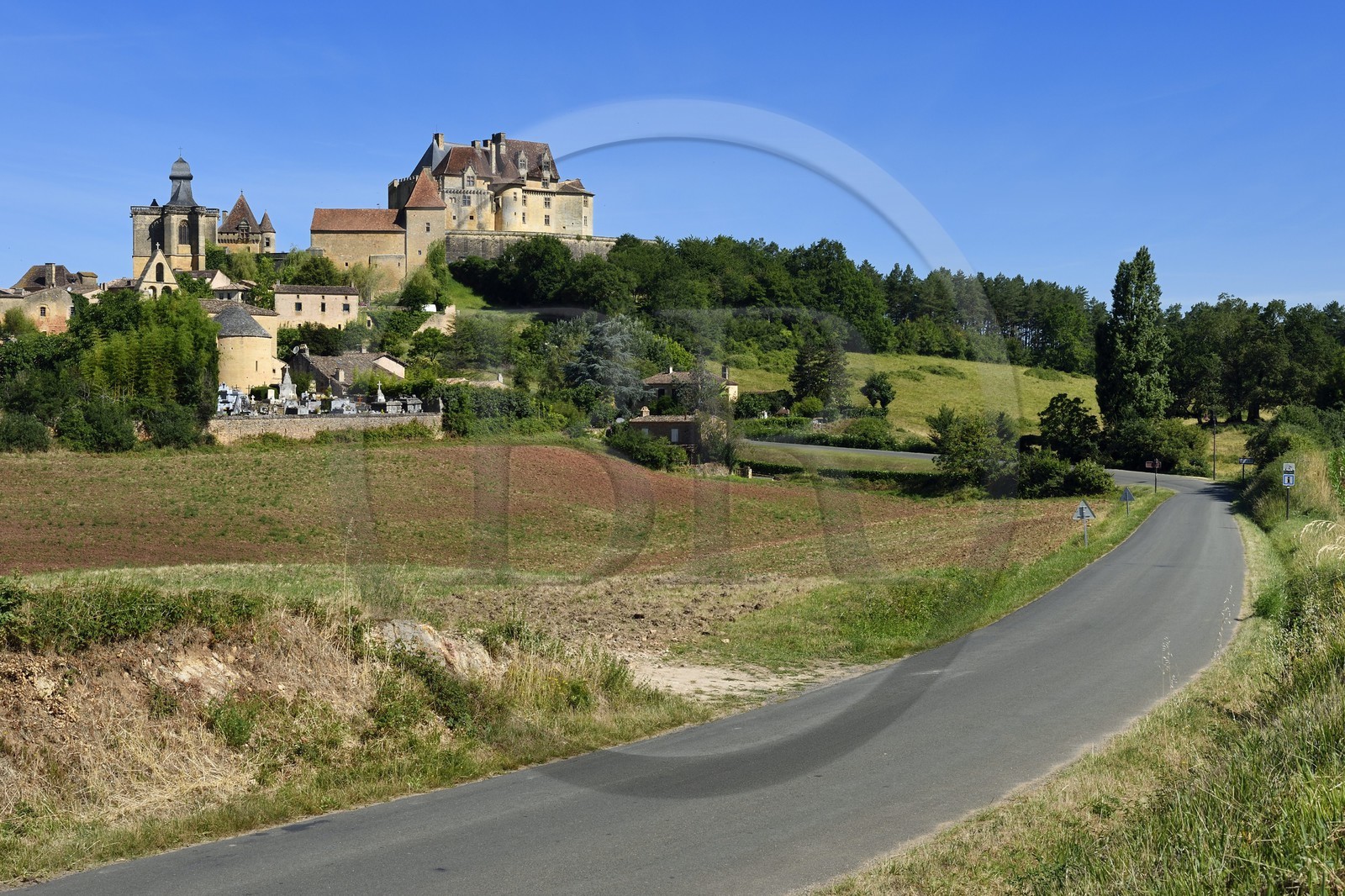 France, Dordogne (24), Perigord Pourpre, le château de Biron