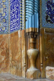 Iran, province d'Ispahan, Ispahan, la mosquée de l'Imam ou mosquée du Chah (Shah)