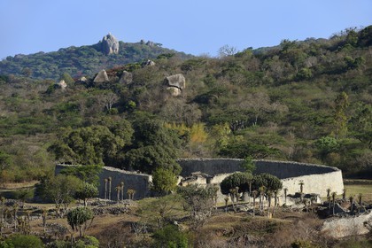 Zimbabwe, Masvingo province, the ruins of the archaeological site of Great Zimbabwe, UNESCO World Heritage List, 10th-15th century, the Great Enclosure