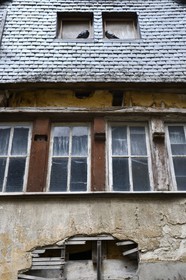 France, Finistère (29), Morlaix, maison traditionnelle dans la Rue Longue