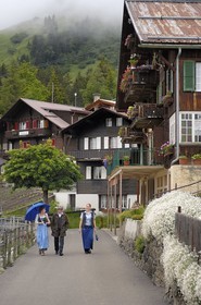 Switzerland, Canton of Bern, Bernese Oberland, Murren village