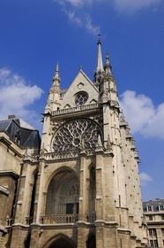France, Paris (75), ile de la Cité, la Sainte Chapelle