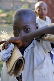 Tanzanie, région de Morogoro, les Monts Uluguru, école primaire du village de Kiroka