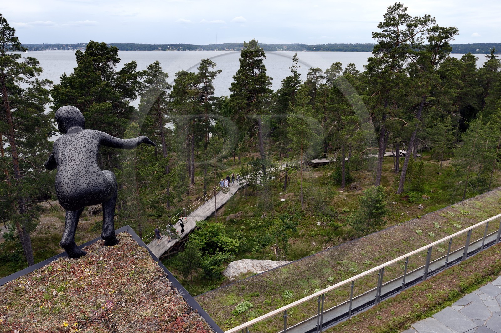 Suède, archipel de Stockholm, Gustavsberg, le centre d'art et d'exposition Artipelag