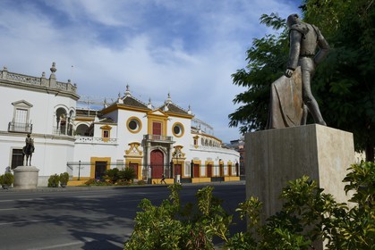 Espagne, Andalousie, Séville, les arênes Maestranza (plaza de Toros)