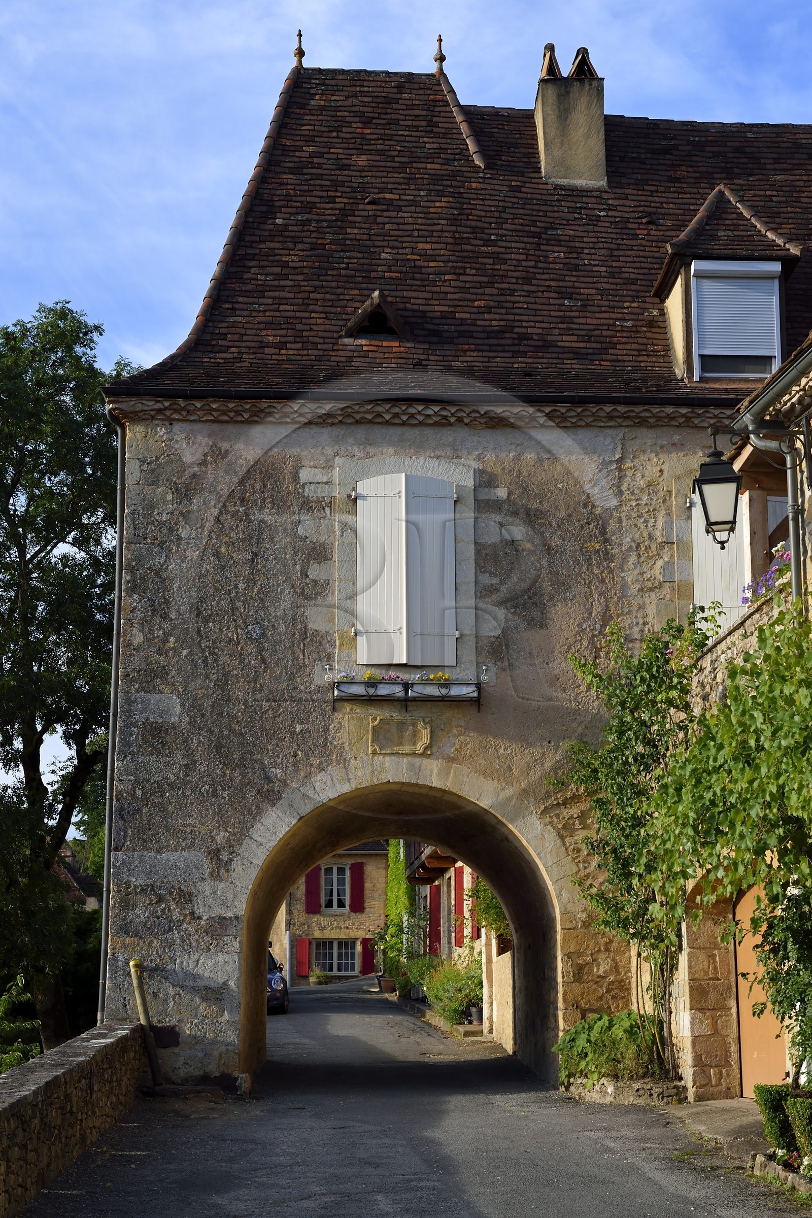 France, Dordogne (24), Périgord Noir, vallée de la Dordogne, Limeuil, labellisé Les Plus Beaux Villages de France