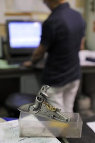 Italy, Lombardy, province of Brescia, Gardone Val Trompia, Davide Pedersoli & C manufacturer specialized in the production of historical muzzleloading guns