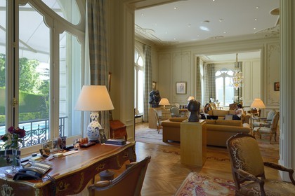 France, Alpes Maritimes, Cannes, the Villa La Californie where Picasso lived, today renamed the Pavillon de Flore by Marina Picasso, the living room