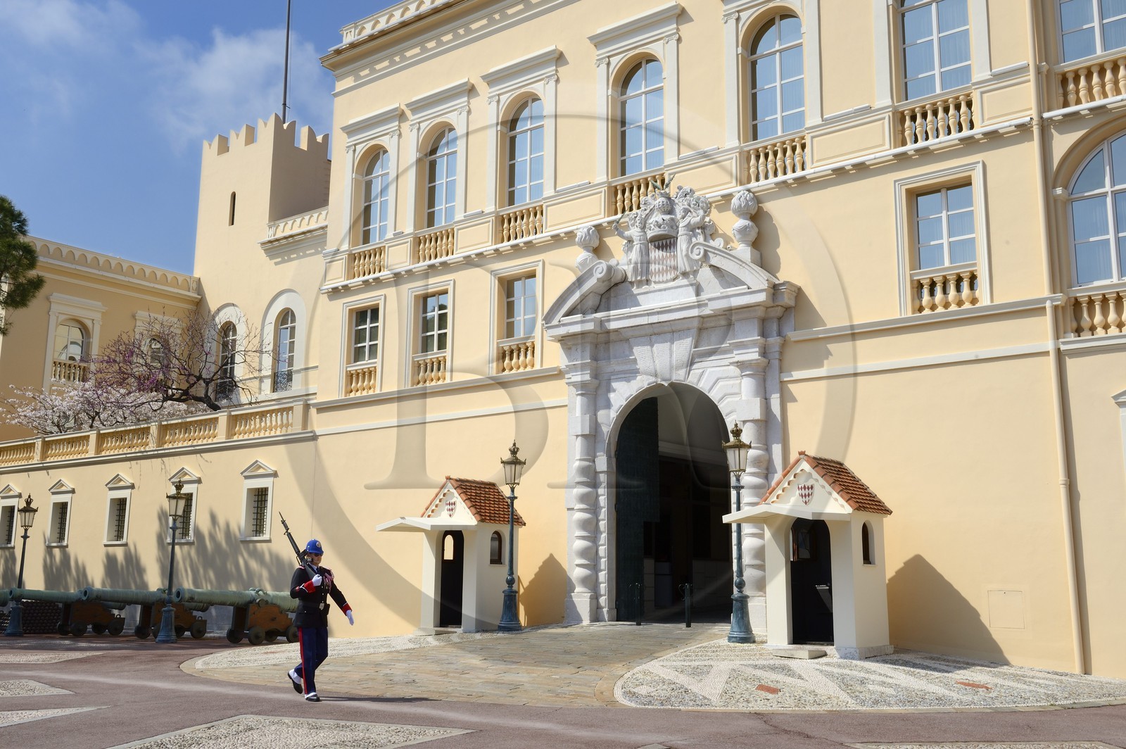 Principauté de Monaco, Monaco, place du Palais, palais princier
