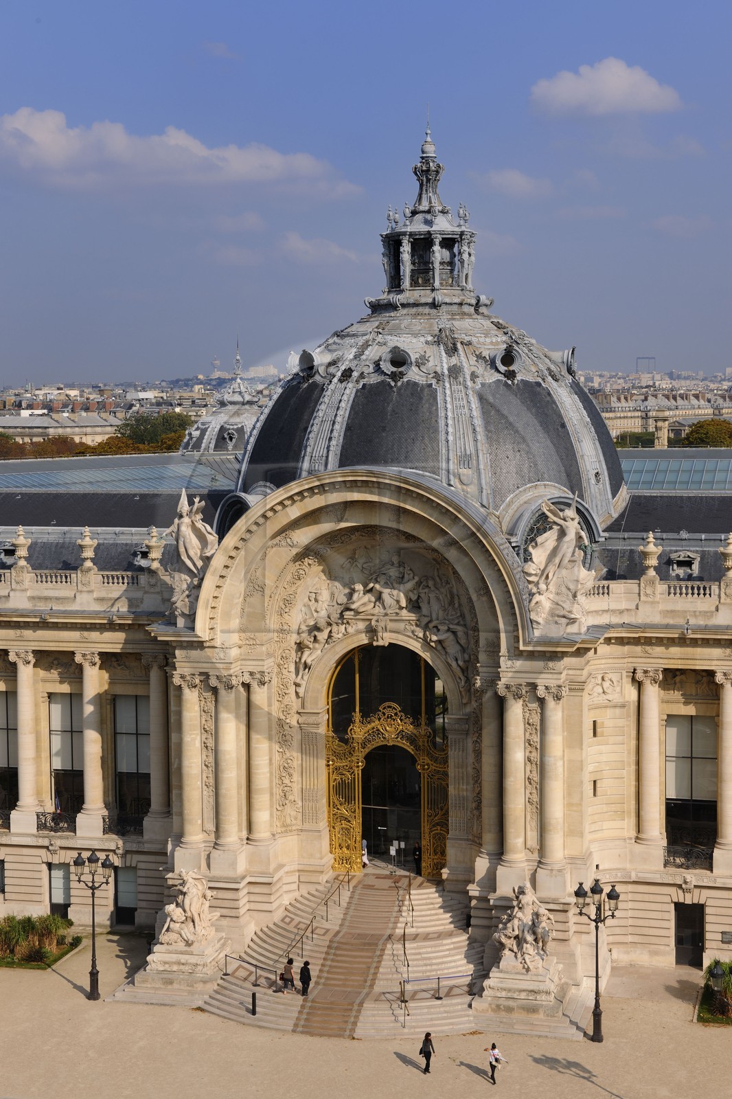 France, Paris (75), Petit Palais de l' architecte Charles Girault (Exposition universelle de 1900)