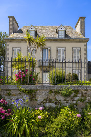 France, Finistère, Ponant Islands, Ile de Batz (Batz Island), Porz an Eog, shipowner's house late 17th early 18th century