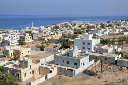 Sultanat d'Oman, région d'Ash Sharqiyah, le village de Tiwi sur la côte des tortues