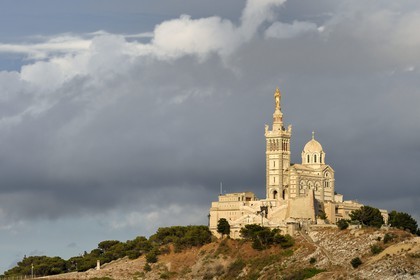 France, Bouches-du-Rhône (13), Marseille, basilique Notre-Dame de la Garde