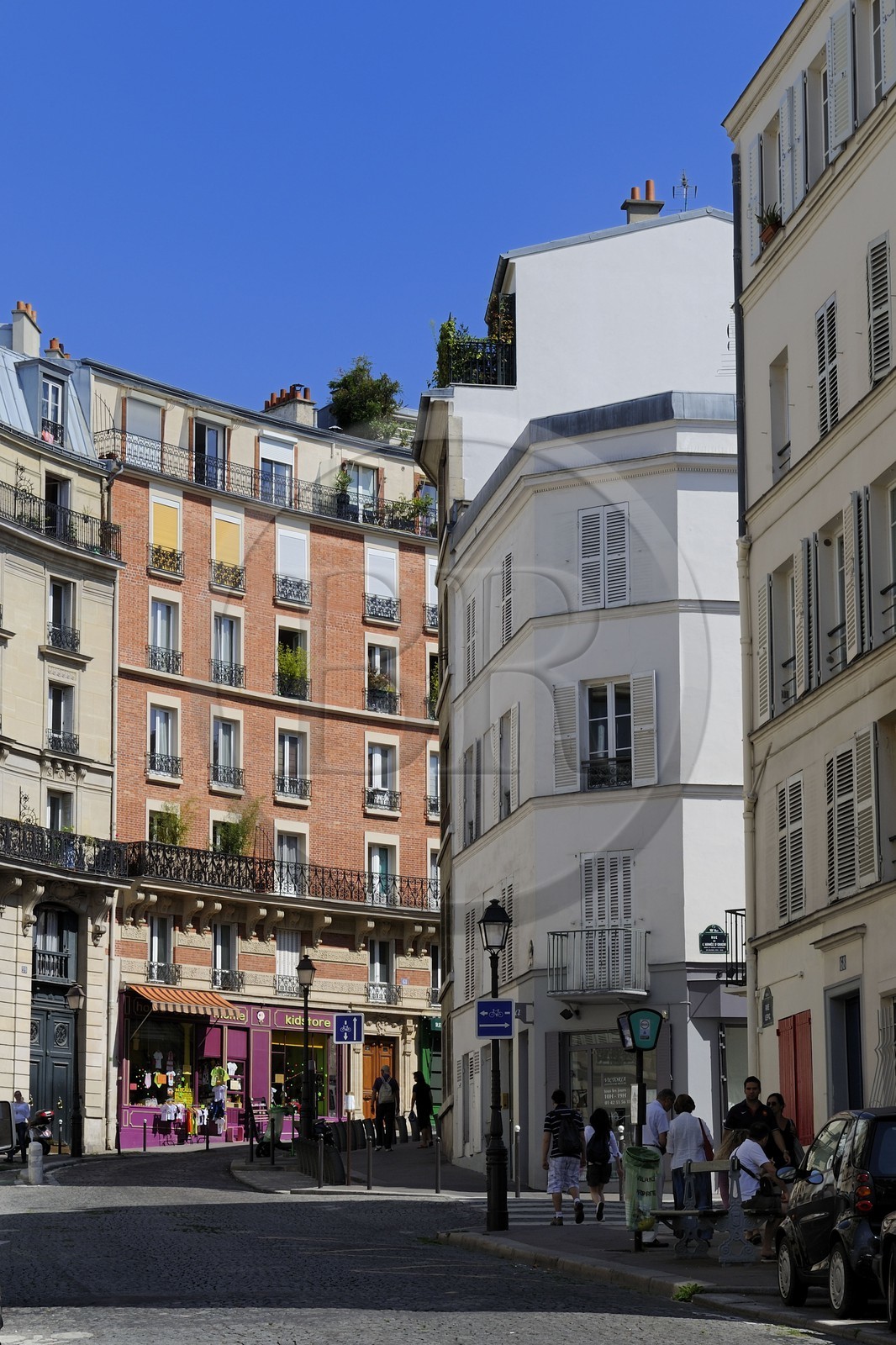France, Paris (75), Montmartre, rue Lepic