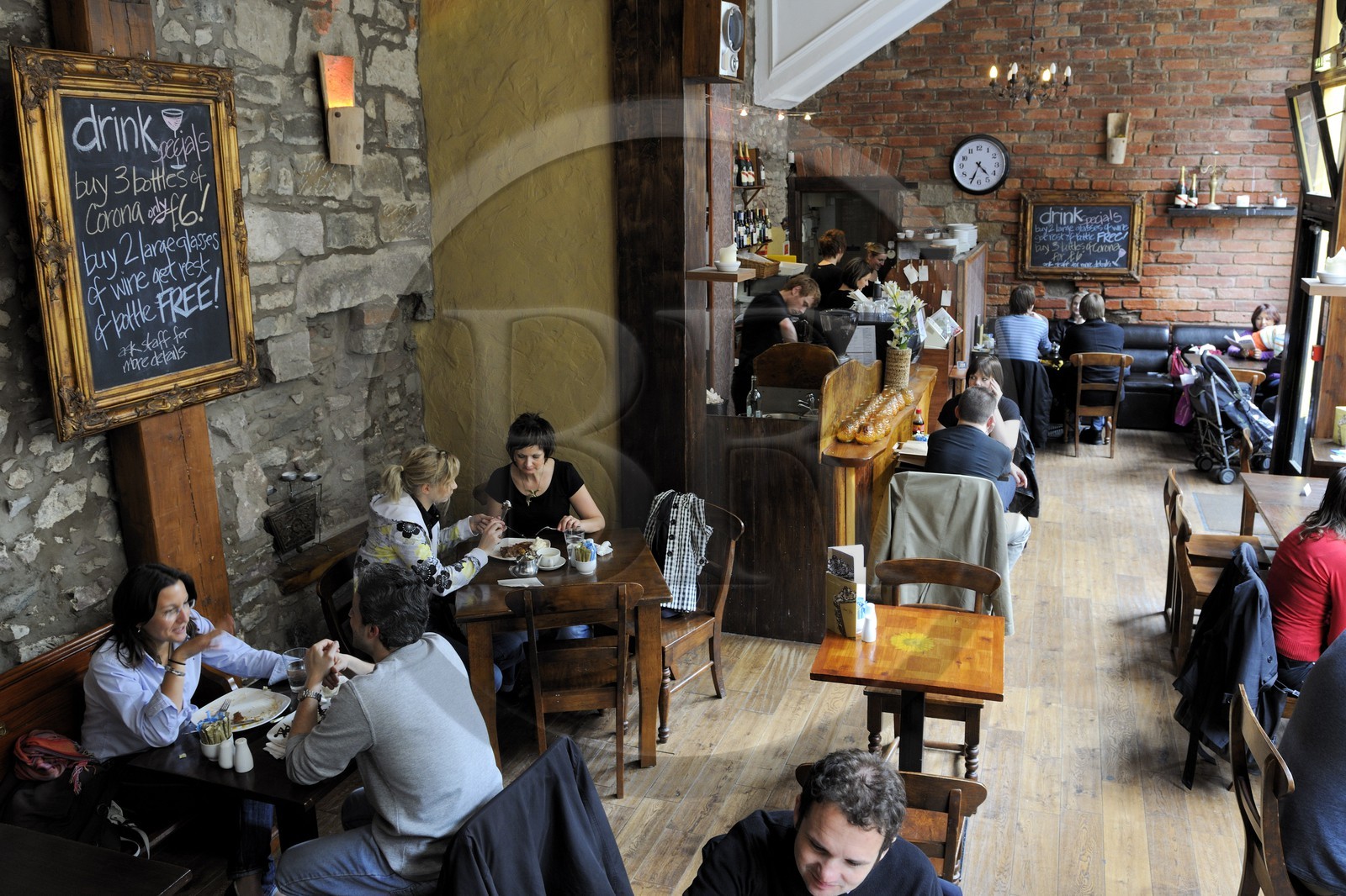 Royaume-Uni, Ecosse, Edimbourg, le café Saint Giles (ex Café Florentin) dans Saint Giles street