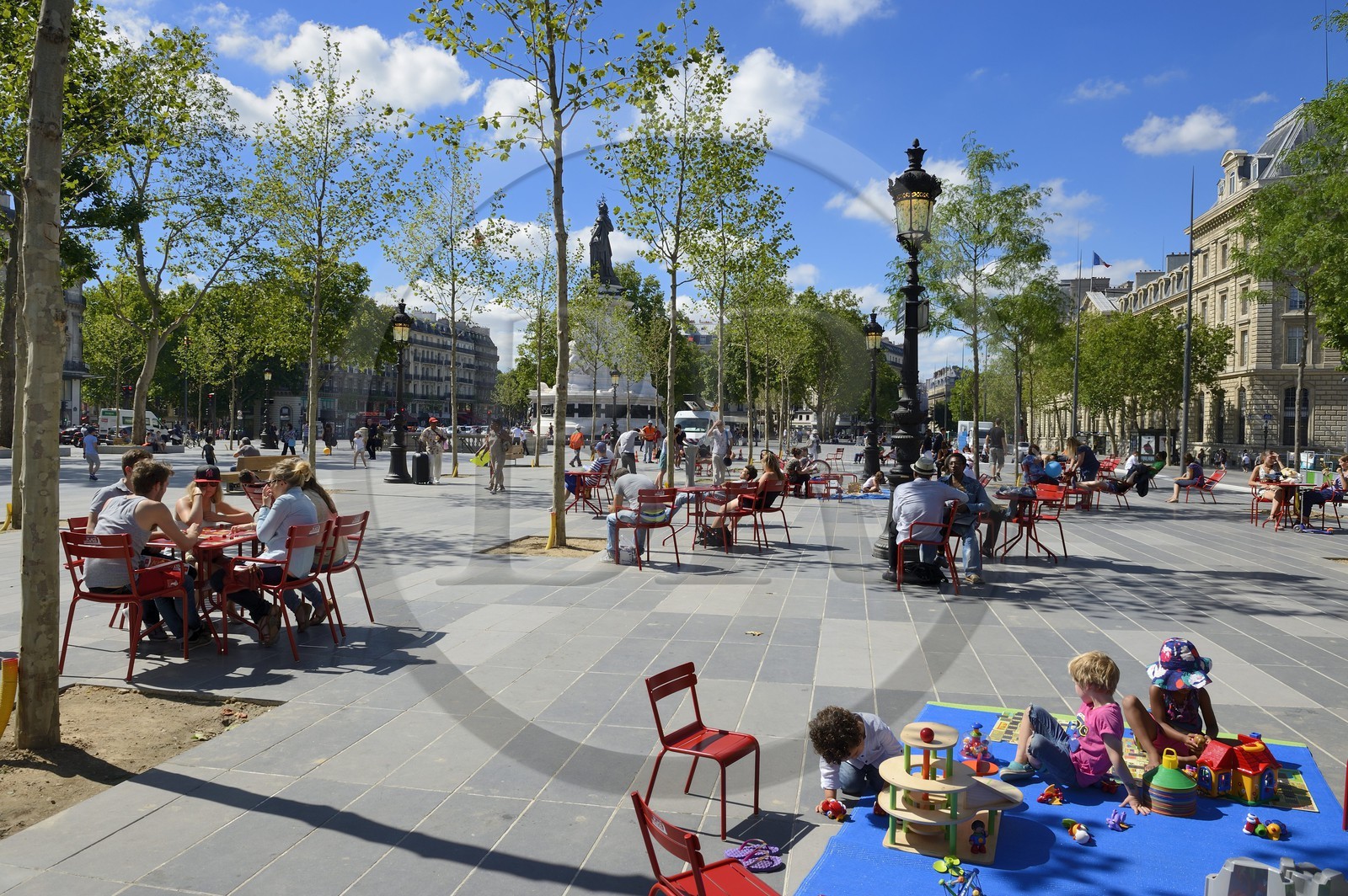 France, Paris (75), place de la République