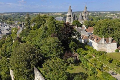 France, Indre et Loire, Loches, the Saint Ours abbey