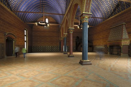 France, Loir-et-Cher (41), vallée de la Loire classée au Patrimoine Mondial de l'UNESCO, château de Blois, la salle des Etats