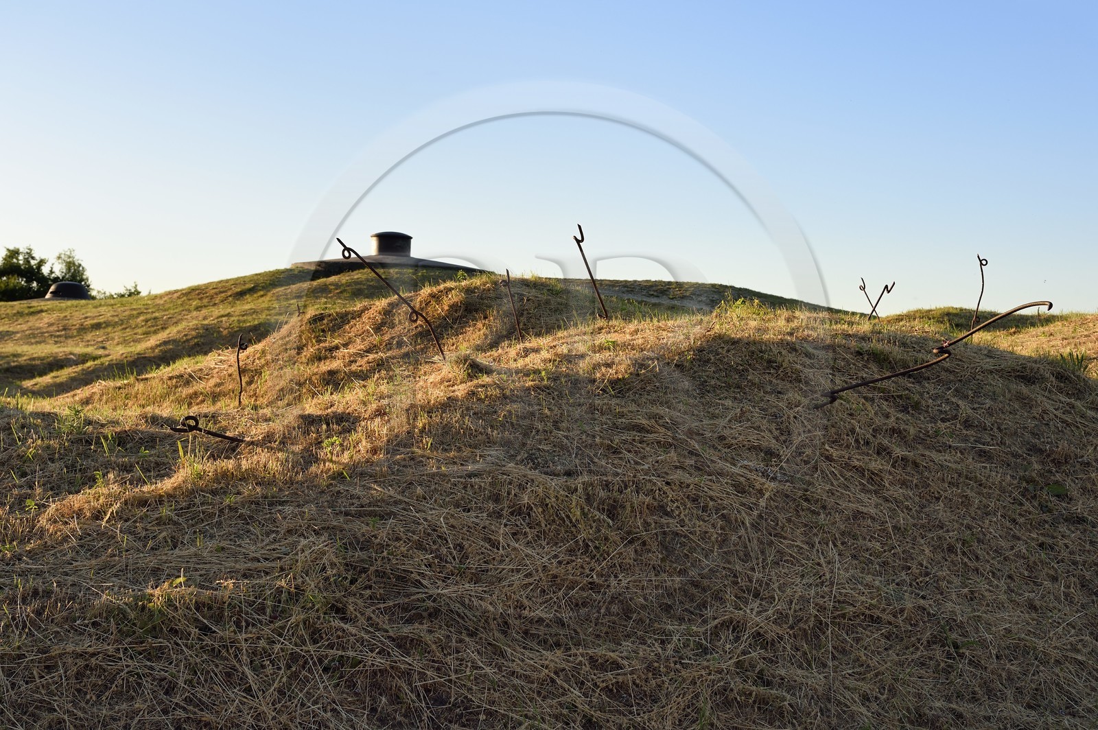 France, Meuse (55), Douaumont, fort de Douaumont, pièce maîtresse de la défense autour de Verdun