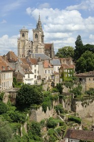 France, Côte d'Or (21), Semur-en-Auxois, l'église Notre-Dame