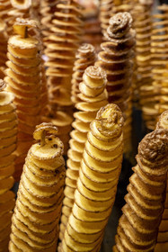 Espagne, Catalogne, Barcelone, Las Ramblas, le marché de la Boqueria, spiro patatas