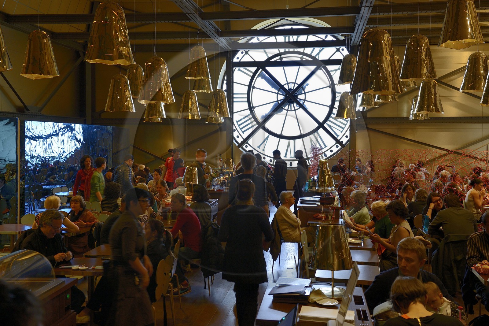 France, Paris (75), musée d'Orsay, le café Campana