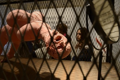 Spain, Andalusia, Malaga, Soho district, Contemporary Art Centre (CAC Malaga), Arched Figure (1999) by the artist Louise Bourgeois