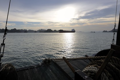 Vietnam, Quang Ninh Province, Halong Bay, listed as World Heritage by UNESCO