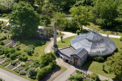 France, Bas-Rhin (67), Strasbourg, quartier de la Neustadt datant de la periode allemande, la serre de Bary dans le jardin botanique
