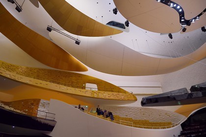 France, Paris (75), Le Philarmonie de Paris de l'architecte Jean Nouvel