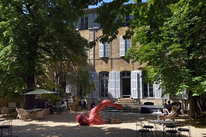 France, Bouches du Rhone, Aix en Provence, Mazarin quarter, Galliffet Art Center, museum space dedicated to contemporary art