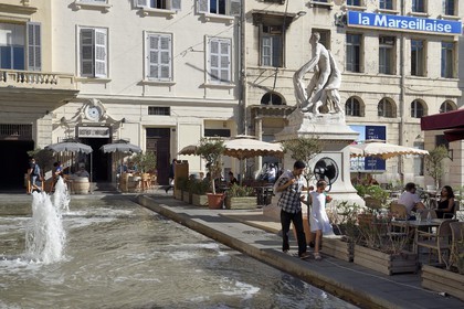 France, Bouches du Rhone, Marseille, le cours Estienne d'Orves, basin and headquarters of the newspaper La Marseillaise