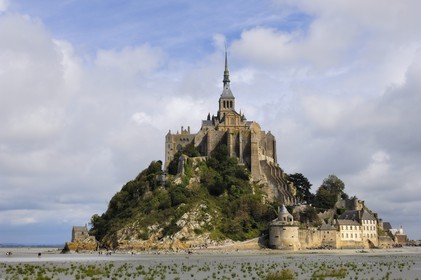 France, Manche, Bay of Mont Saint Michel, listed as World Heritage by UNESCO, Mont Saint Michel